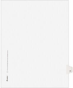 Avery® Individual Legal Exhibit Dividers - Avery Style