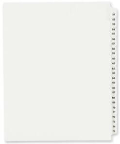 Avery® Standard Collated Legal Exhibit Divider Sets - Avery Style