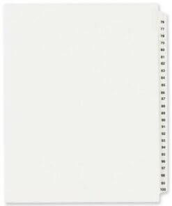 Avery® Standard Collated Legal Exhibit Divider Sets - Avery Style