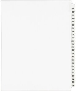 Avery® Standard Collated Legal Exhibit Divider Sets - Avery Style