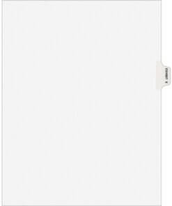Avery® Individual Legal Exhibit Dividers - Avery Style