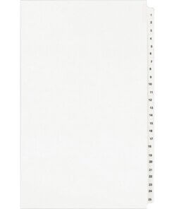 Avery® Standard Collated Legal Exhibit Divider Sets - Avery Style