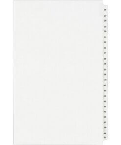 Avery® Side Tab Individual Legal Dividers