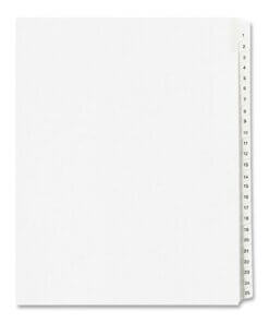 Avery® Collated Legal Exhibit Dividers - Allstate Style