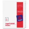 Avery® Collated Legal Exhibit Dividers - Allstate Style