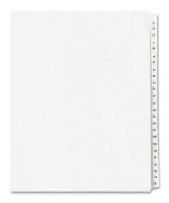 Avery® Collated Legal Exhibit Dividers - Allstate Style