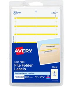 Avery® Permanent File Folder Labels