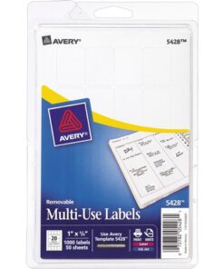 Avery® Removable ID Labels