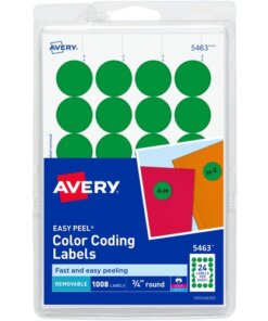 Green Avery® Color-Coding Labels