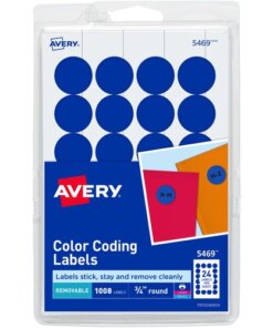 Dark Blue Avery® Color-Coding Labels