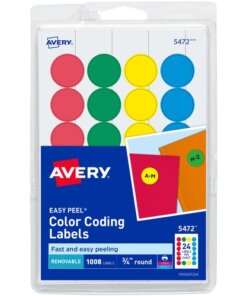 Avery® Removable Print or Write Color Coding Labels