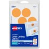 Orange Avery® 1-1/4" Color-Coding Labels