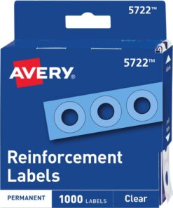 Avery® Hole Reinforcement Label Rings