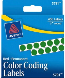 Green Avery® 1/4" Color-Coding Labels