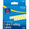 Yellow Avery® 1/4" Color-Coding Labels