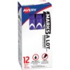 Purple Avery® Large Desk-Style Permanent Markers