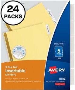Avery® Big Tab Insertable Dividers