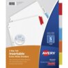 Avery® Big Tab Extra-Wide Insertable Dividers