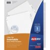 Avery® Big Tab Extra-Wide Insertable Dividers