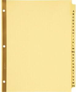Avery® Laminated Dividers - Gold Reinforced