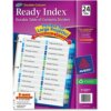Avery® Two-Column Table Contents Dividers w/Tabs