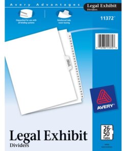 Avery® Premium Collated Legal Exhibit Dividers with Table of Contents Tab - Avery Style