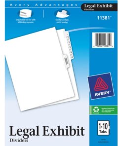 Avery® Premium Collated Legal Exhibit Dividers with Table of Contents Tab - Avery Style
