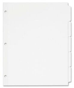 Avery® Plain Tab Write-On Dividers