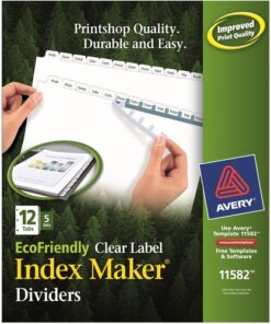 Avery® Eco-friendly Index Makers Dividers