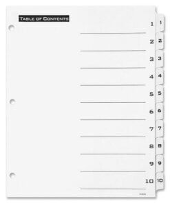 Avery® Office Essentials Table 'n Tabs Dividers