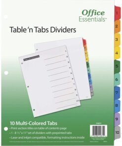 Avery® Table 'N Tabs Numeric Dividers