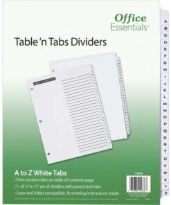 Avery® A-Z Table 'N Tabs Dividers