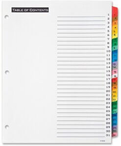 Avery® Table 'N Tabs Daily Dividers