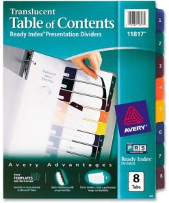 Avery® Ready Index Customizable TOC Binder Dividers