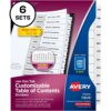 Avery® Monthly Tab Table of Contents Dividers