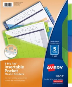 Avery® Big Tab Insertable Pocket Dividers