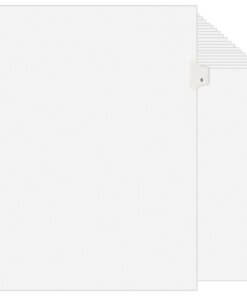 Avery® Individual Legal Exhibit Dividers - Avery Style - Unpunched