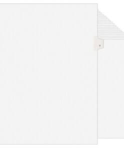 Avery® Individual Legal Exhibit Dividers - Avery Style - Unpunched