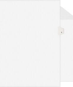 Avery® Individual Legal Exhibit Dividers - Avery Style - Unpunched