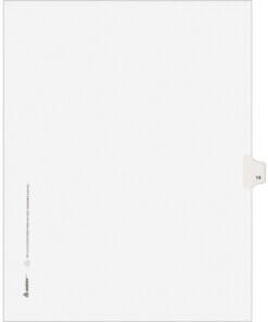 Avery® Individual Legal Exhibit Dividers - Avery Style - Unpunched
