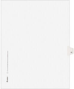 Avery® Individual Legal Exhibit Dividers - Avery Style - Unpunched