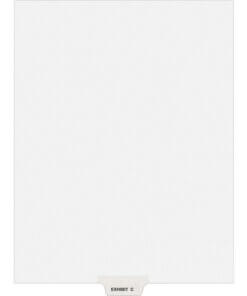 Avery® Individual Legal Exhibit Dividers - Avery Style - Unpunched