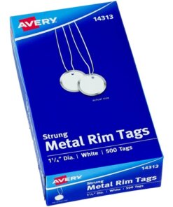 Avery® Metal Rim Key Tags