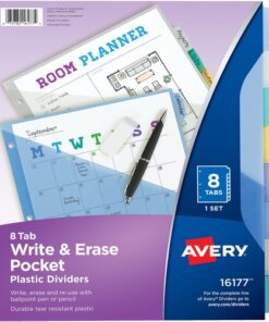 Avery® Write & Erase Pocket Dividers