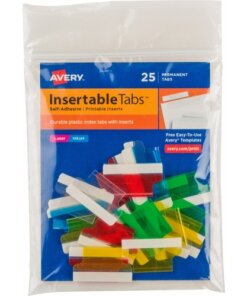 Avery® Index Tabs with Printable Inserts