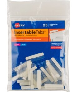 Avery® Index Tabs with Printable Inserts