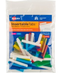 Avery® Index Tabs with Printable Inserts