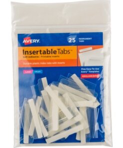 Avery® Index Tabs with Printable Inserts
