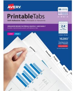 Avery® Printable Repositionable Tabs