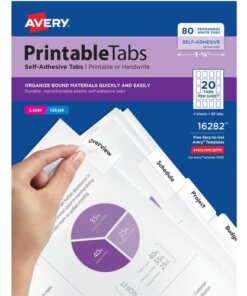 Avery® Printable Repositionable Tabs